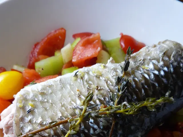 Not resembling fish or meat in its nature